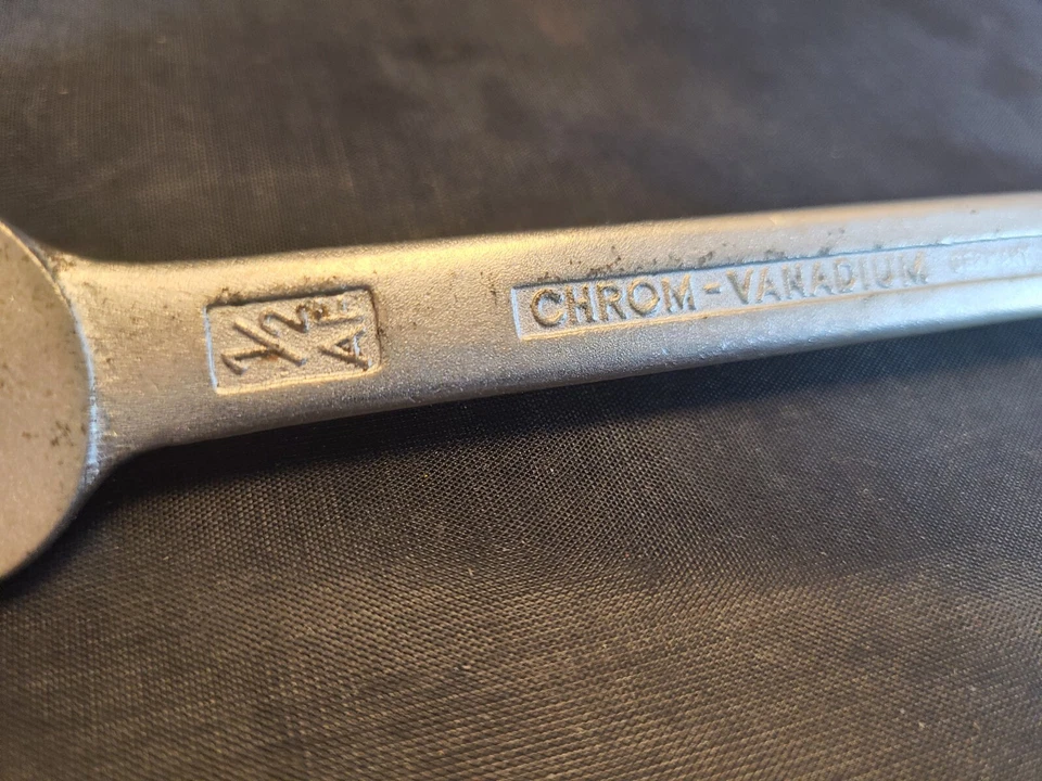 MATADOR DE COLECCIÓN Nº LLAVE LLAVE ABIERTA 100 CROMO-VANADIO 1/2 AF X 7/16AF ALEMANIA Foto 4 de 4