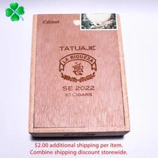 Tatuaje La Riqueza SE 2022 Empty Wood Cigar Box 6.25" x 4.75" x 2"