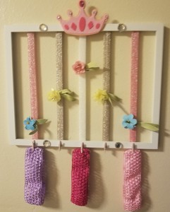 bow and headband holder
