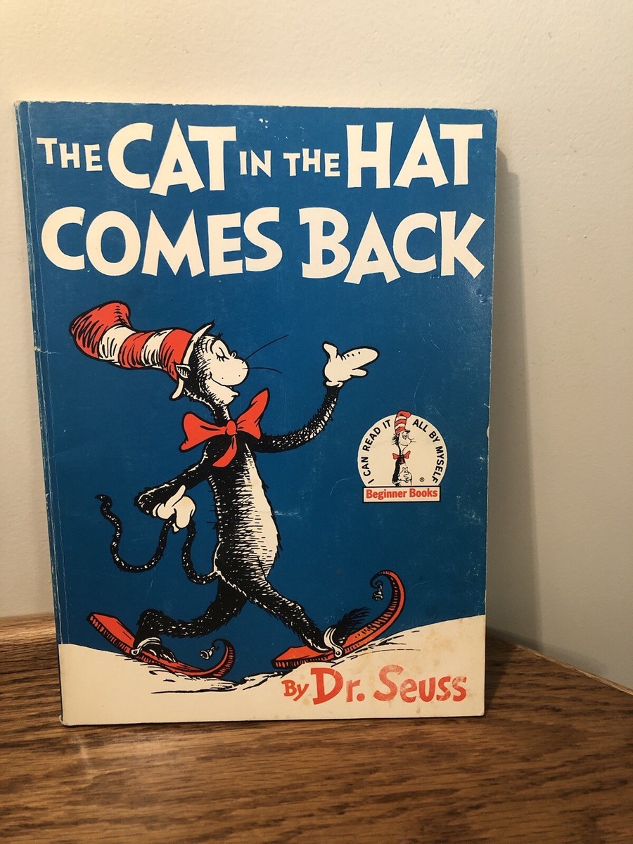 The Cat In The Hat Comes Back “1958 Dr Seuss Children's Book” | eBay