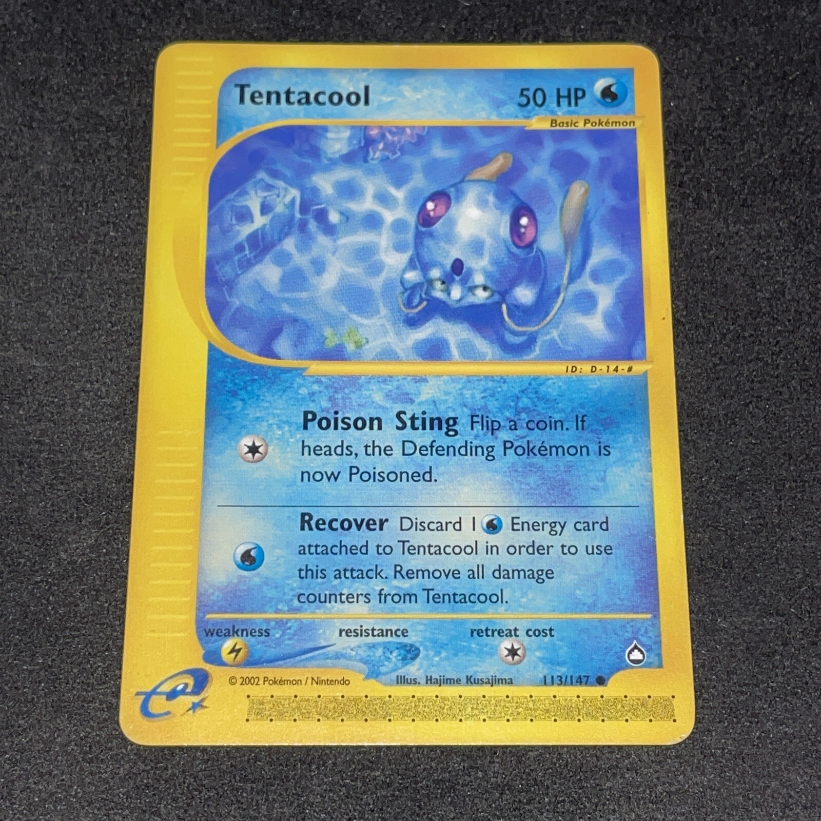 Pokemon Aquapolis Tentacool Common (113/147) NEAR MINT
