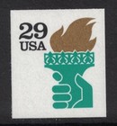 Scott 2531A - Torche Statue de la Liberté - MNH (S/A) 29c 1991 - Timbre neuf inutilisé