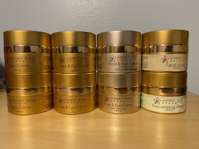 Set of 8 Honey Girl Organics Creme and Mask
