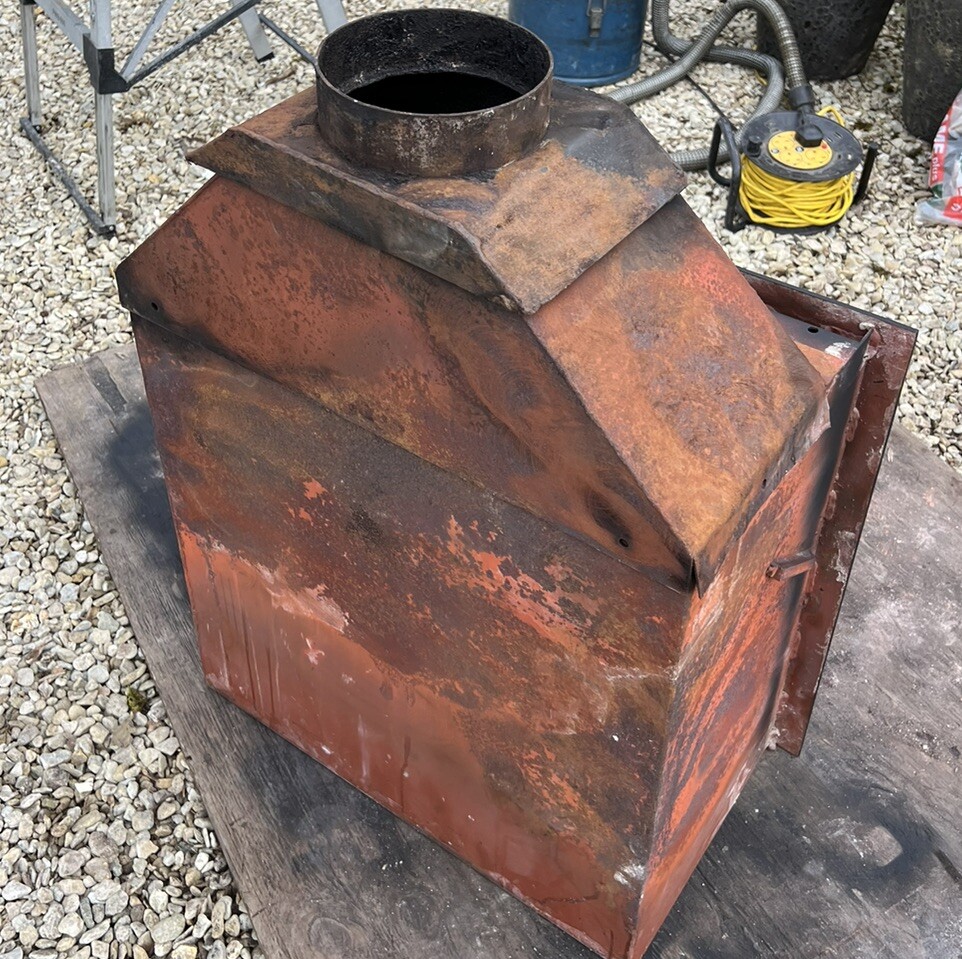 Jetmaster fireplace stove open inset with smoke hood large eBay