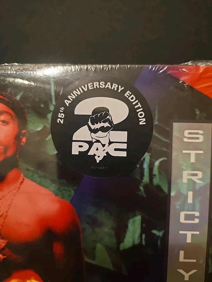 2PAC Strictly 4 My n.i.g.g.a.z. 2LP ORANGE RED VINYL W/HYPE STICKER New, Sealed - Image 4 of 4