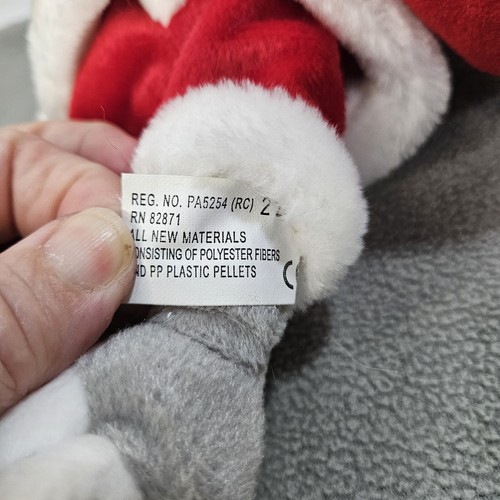 Bugs Bunny Santa Bean Bag Plush Warner Brothers Studio Store 2000 - Picture 6 of 7