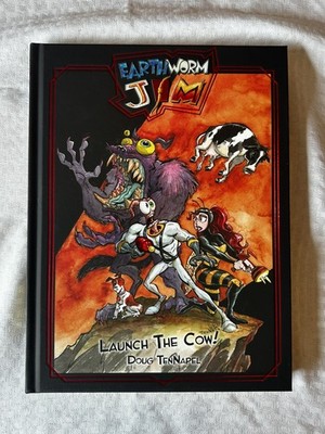 Earthworm Jim: Launch the Cow Kickstarter Bundle - New/Sealed/Bigfoot Bill/Cards
