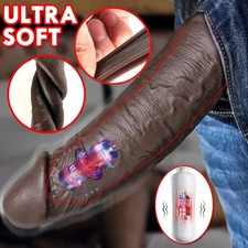 Penis Sheath Male Bigger Sleeve Girth Reusable Condom Extender-Enlarger-Enhancer