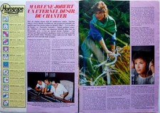 *MARLENE JOBERT =  COUPURE de presse 2 PAGES 1985 / CLIPPING