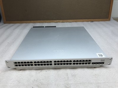 Cisco Meraki MS350-48FP 48-Port Gigabit Ethernet Switch PoE Dual PSU Unclaimed