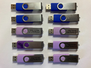 Lotto Lavoro 256mb x 10 Chiavette Memory Stick Unità Flash USB 2.0 Stile Rotante Generico Mxd