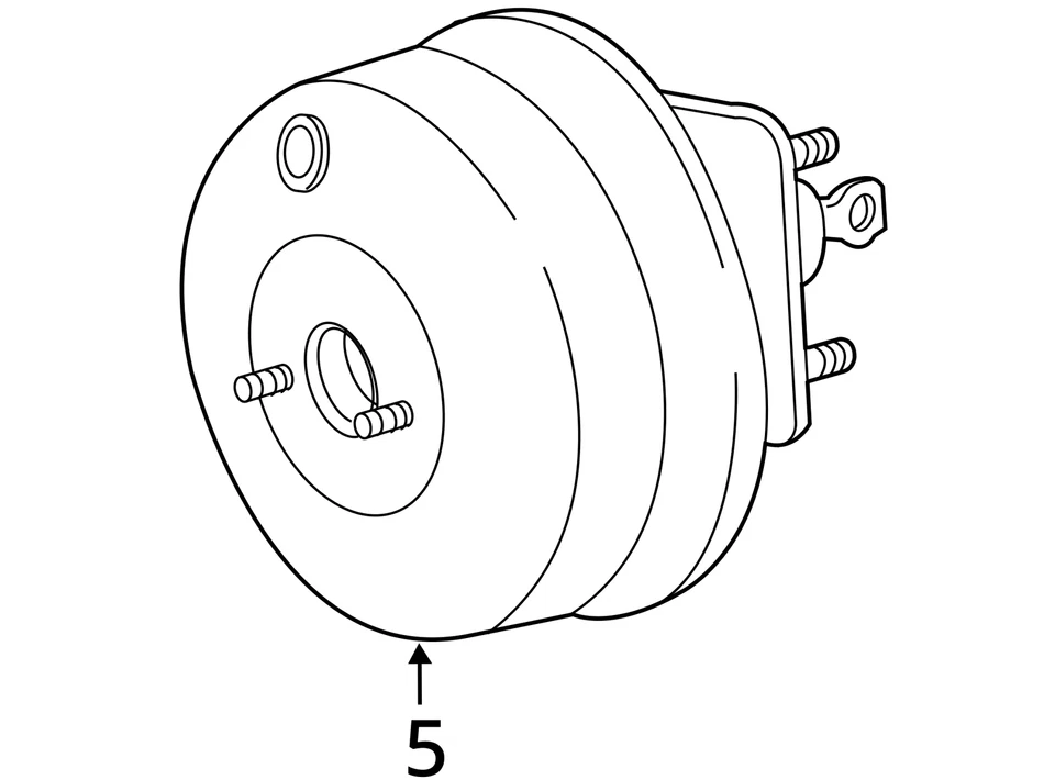 Potenciador de freno compatible con 04-11 Crown Victoria 104757718 Foto 4 de 4