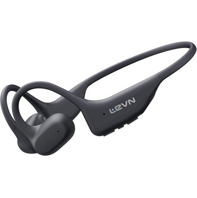 LEVN Open Ear Headphones, Wireless Bluetooth Sport Headphones w/ Built-in Mic