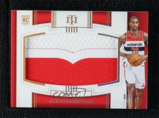 2024-25 National Treasures Rookie Jumbo Materials Prime 5/25 Alexandre Sarr g9t