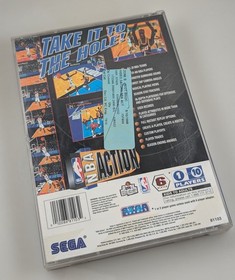 Sega Saturn Lot 5 Games Jurassic Park Lost World NBA Action NHL WSB 98 Complete