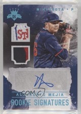 2017 Diamond Kings DK Rookie Signatures Holo Blue 14/25 Adalberto Mejia Auto r7d