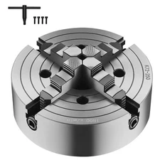 10 Inch 4-Jaw Lathe Chuck for Drilling Milling Machine