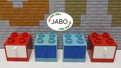 ( q 18/4 ) LEGO Duplo 4x Cabinet with Drawer for House Farm Ponnyhof
