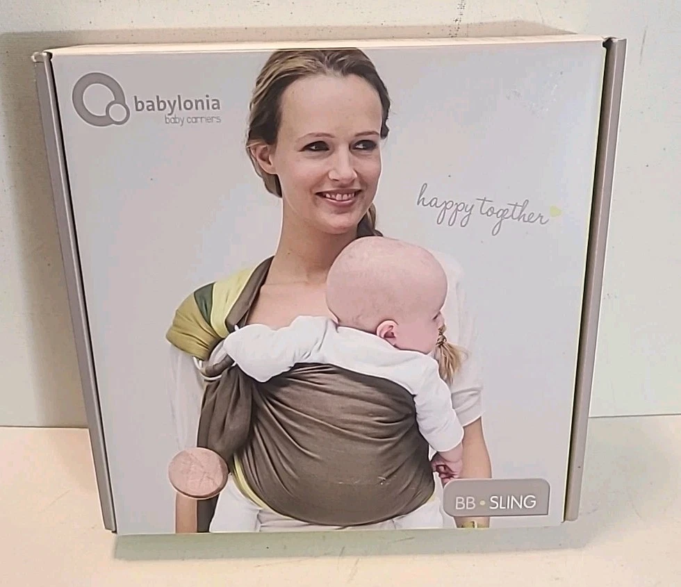 BABYLONIA BB SLING Baby Carrier Wrap Organic Cotton Peach NEW