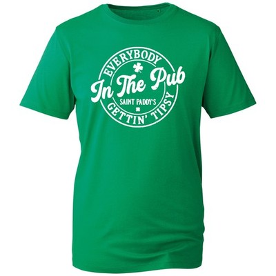 St. Patrick Day Everybody In The Pub Getting Tipsy Herren Unisex Geschenk T-Shirt