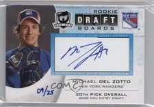 2009-10 Upper Deck The Cup Rookie Draft Boards 9/25 Michael Del Zotto Auto g0y