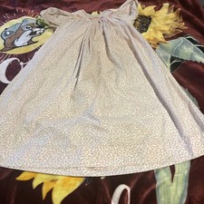 Smocked  Short Sleeve Tea Party  Dress Size 4