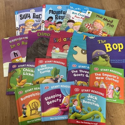 Mixed bundle Phonics Reading Books X 16 Biff & chip, Phonic Bug, Start Reading