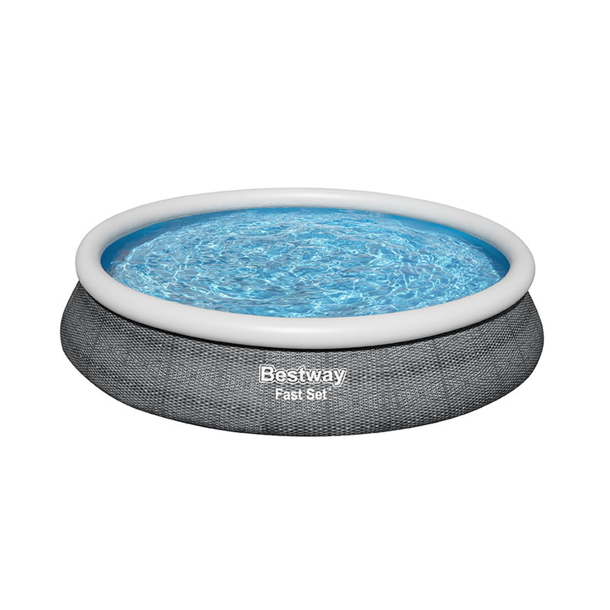 Bestway Piscina Hinchable Adulto Aro Ratan con Depurador 475x84 cm Jardin 573
