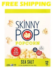 Gluten-Free Sea Salt Microwave Popcorn Snack Multipack, 2.8 oz (12 count)