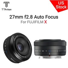 US TTArtisan 27mm F2.8 Auto Focus Fixed Prime Lens for Fuji X Mount XF Camera