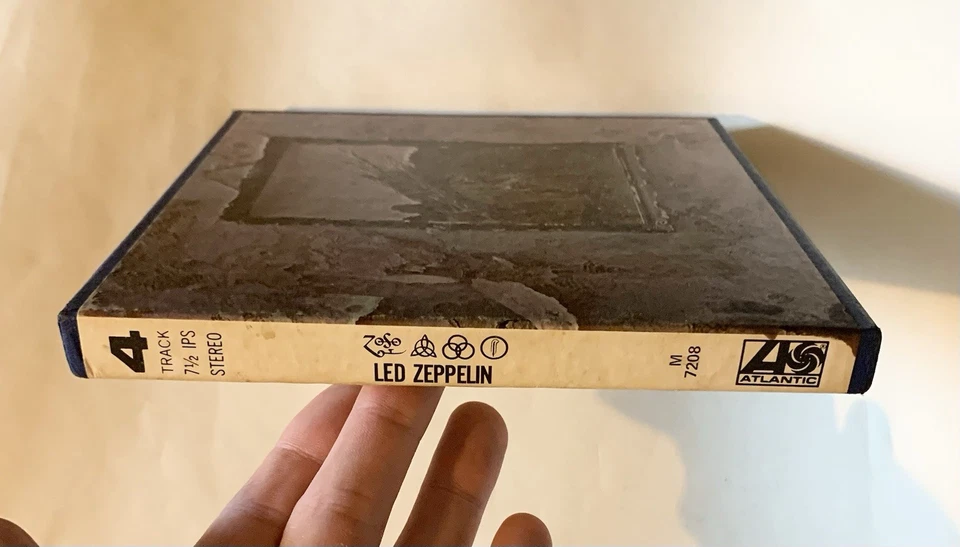 Vintage LED ZEPPELIN IV • ZOSO •  M-7208 • 7 1/2 IPS Stereo REEL to REEL TAPE - Image 2 of 4
