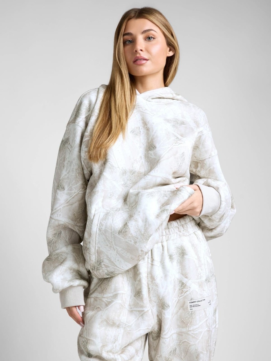 Perfume Closet 雲柄スウェット COMFRT Camo Hoodie in Silver Birch - Size Medium | eBay