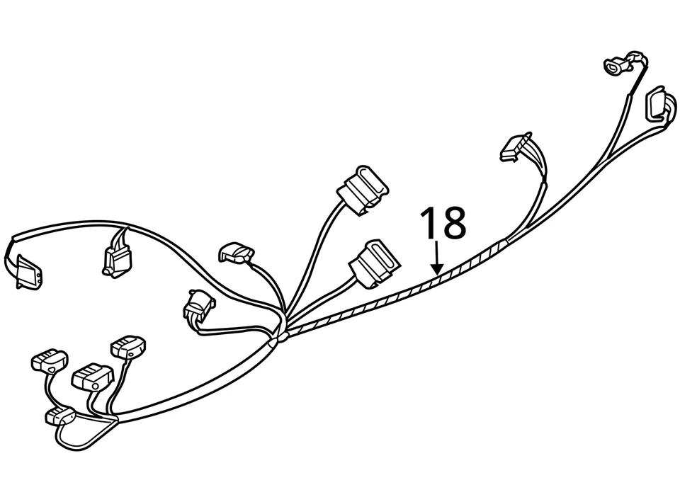 Arnés de cableado de caja de aire acondicionado Porsche Boxster S 2000-2004 99662204700 OEM 00-04 Foto 4 de 4