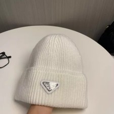  Prada Knitted Beanie - Luxury Cashmere Winter Hat for Men & Women