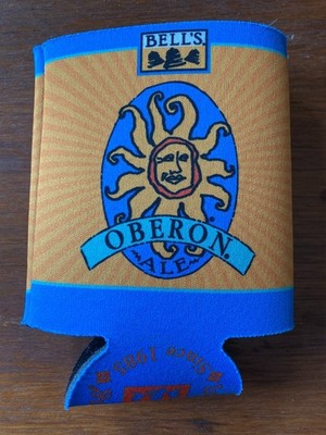 Bell s Oberon Ale Brewery brewing beer bottle can holder koozie Michigan craft
