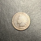 1869 Indian Head One Cent 1C Penny - AG About Good Coin - #FC