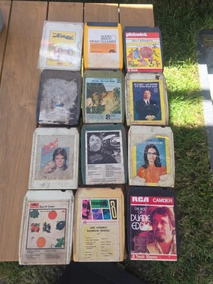 Vintage 8-Track Cartridge Tapes Job Lot, Untested - Image 1 of 3