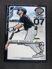 2025 Panini Prospect Edition JACOB GONZALEZ BLACK VELOCITY HOLO /39 #19