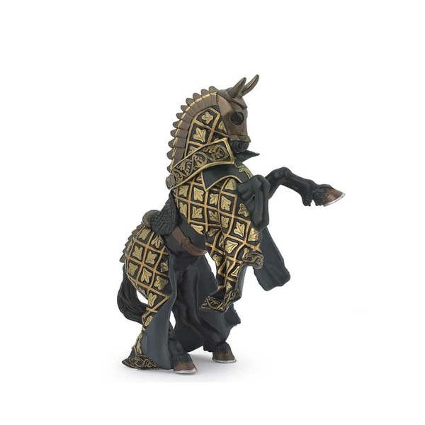 Papo Figur Ritter-Pferd Des Waffenmeisters Stier Actionfigur Spielfigur-image