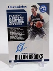 Dillon Brooks /99 - Blue Rookie Auto RC - 2017-18 Panini Chronicles CA-DBK