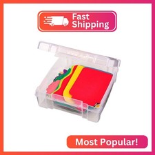 ArtBin 6953AB ClearView 6" x 6" Box Art Craft Organizer, 1 Plastic Storage C