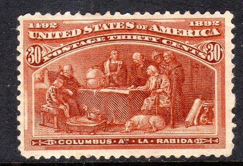 USA 1893 Columbus 30c frisch aussehend postfrisch