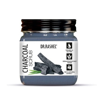 DR. Rashel Charcoal Face & Body Scrub 380ml Deep Exfoliation