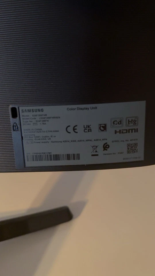 Samsung S24F356FHU Full HD LED-Monitor 59.7 cm (23.5 Zoll) - Schwarz - Bild 3 von 4