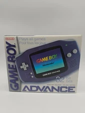 Nintendo Game Boy Advance Indigo Purple – Complete in Box