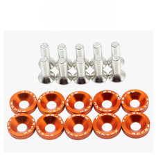 JDM Fender Washers M6 Bolt Set Car Modification Gasket Screw Fender Bumper Engin