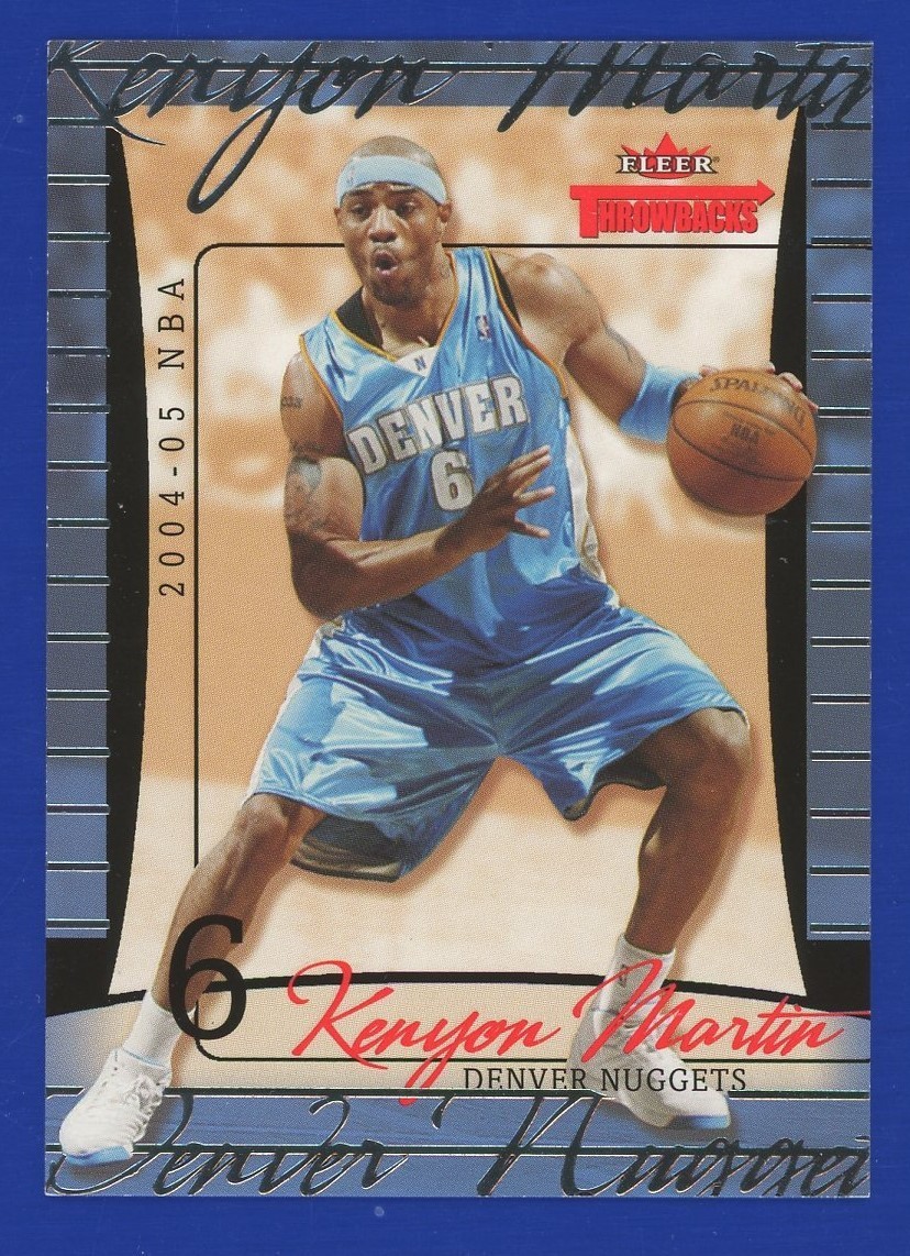 Kenyon Martin 2004-05 Fleer Throwbacks #11 - 100 parallel - #'d 026/100