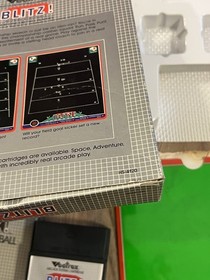 Blitz Action Football (Vectrex, 1982) CIB Complete w/ Box Overlay Tested Works
