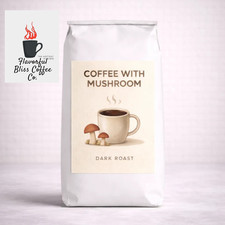Coffee with Mushrooms Dark Roast 12 oz. Bag