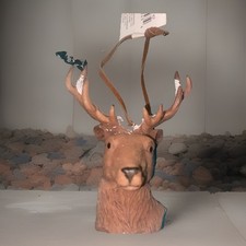 Deer Ornament - Stag Winter Snow Animal Deer Hunting Cabin Woods Camp Rustic